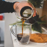 Glass double-walled Tea Mug